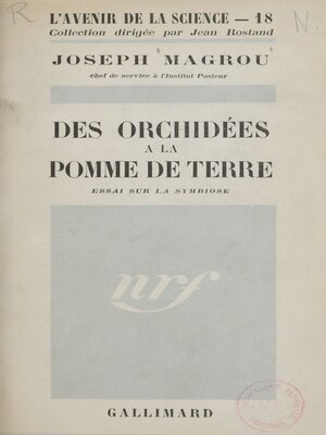 cover image of Des orchidées à la pomme de terre